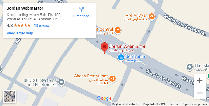 خارطة الطريق الى جوردان وب ماستر